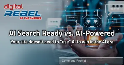 Ai search ready vs ai powered websites featured