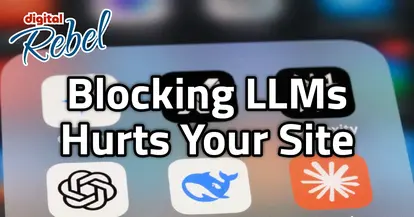 Blocking llms hurts site