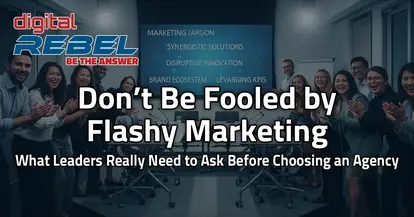 Flashy marketing featured