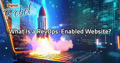 What is a revops enabled website featured