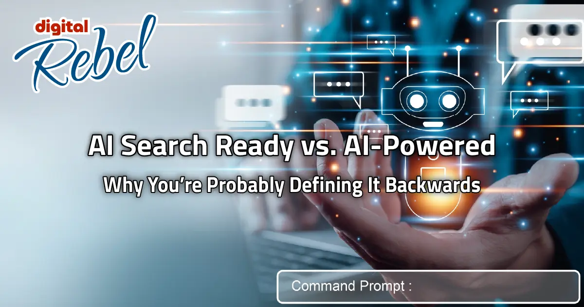 Ai search ready vs ai powered websites featured