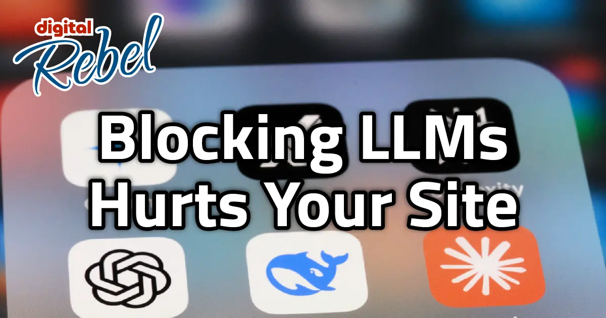 Blocking llms hurts site