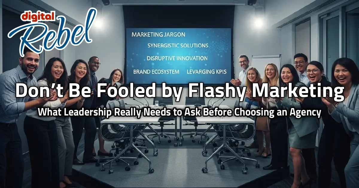 Flashy marketing featured