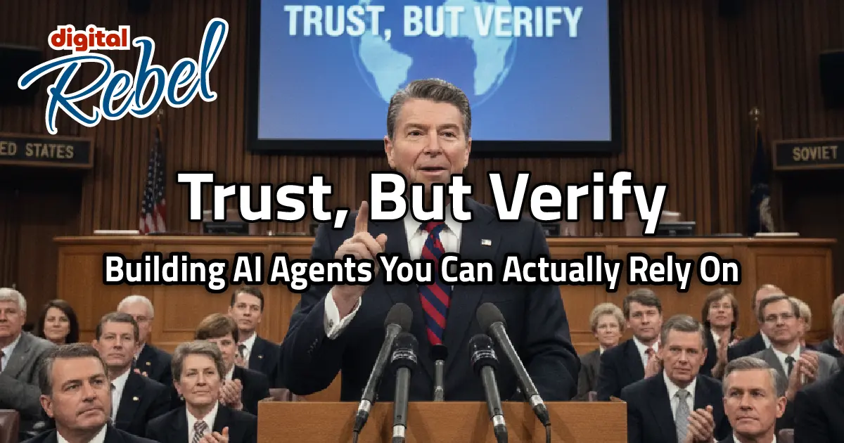 Trust but verify ai featured