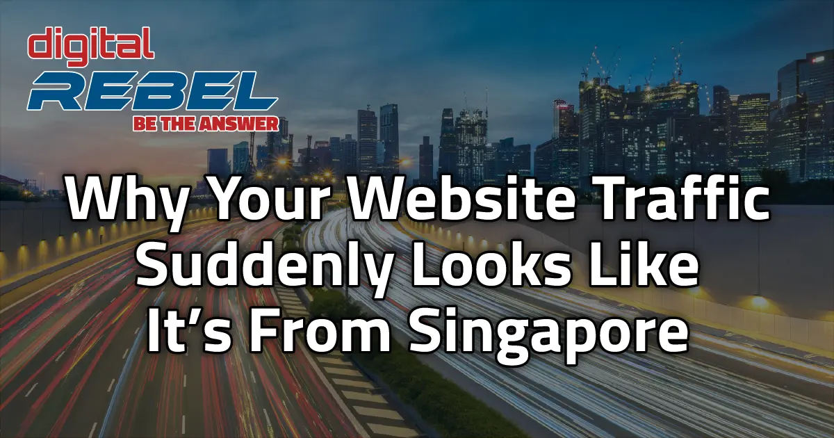 Website traffic from singapore featured