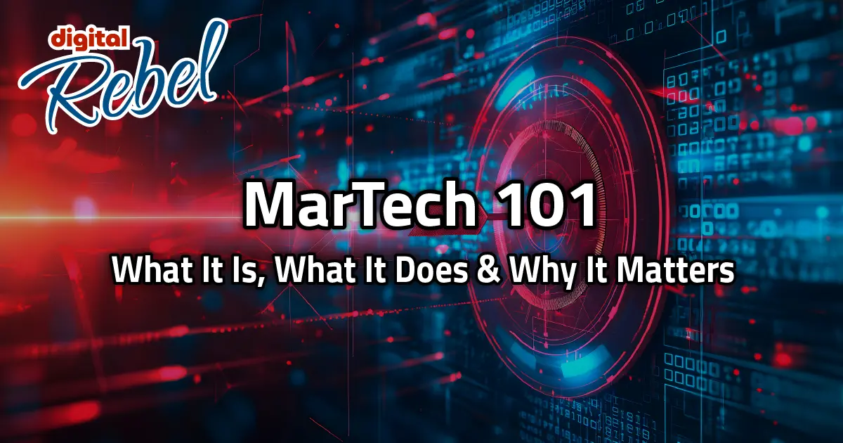 What is martech featured