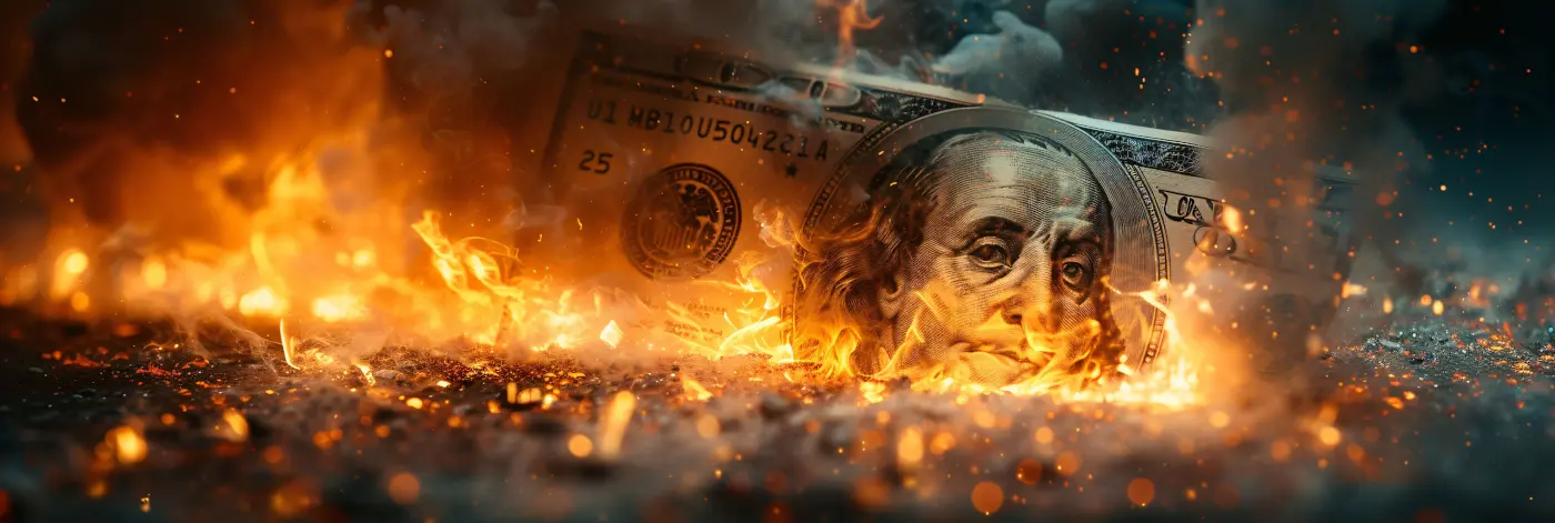 Burning cash