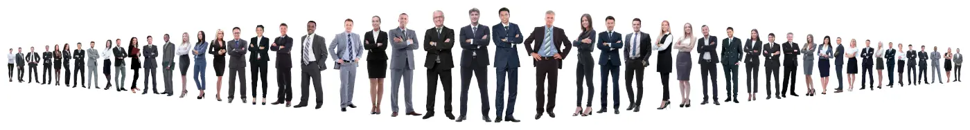 Business leaders panoramic