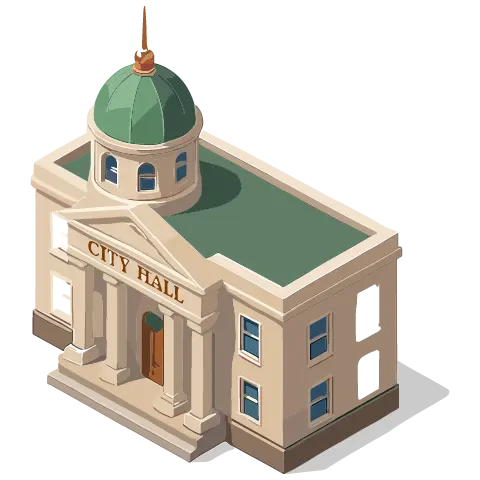 City hall graphic