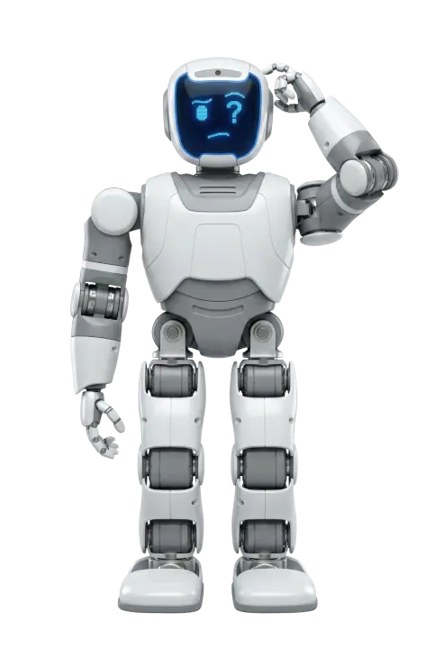 Confused ai robot