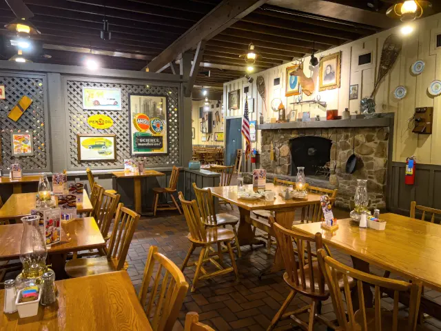 Cracker barrel interior