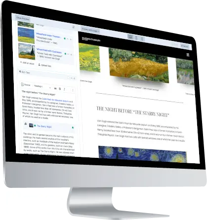 Craft content screen white