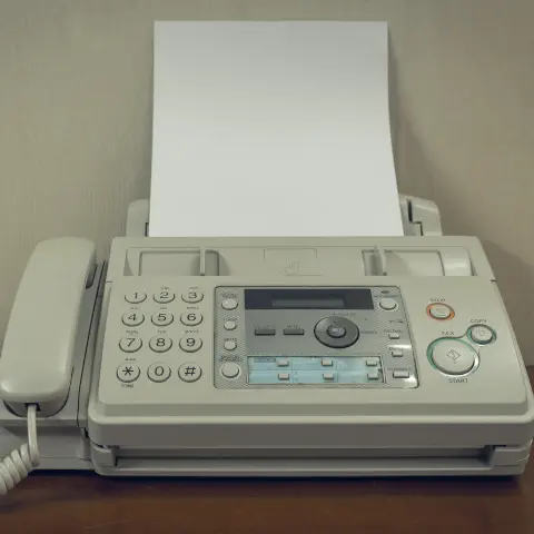 Old fax machine