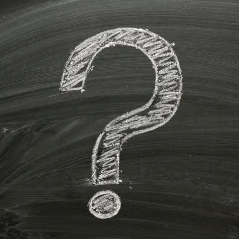 Question chalkboard