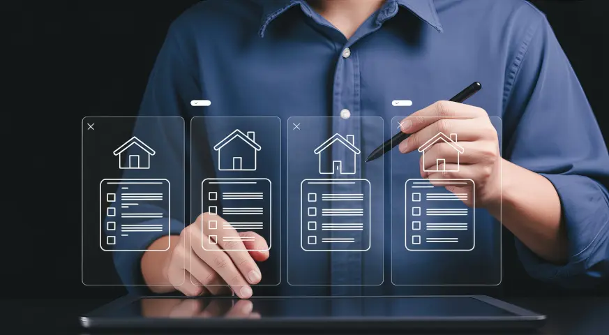 Real estate listing control