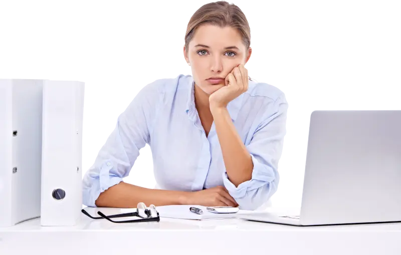 Unenthused marketer